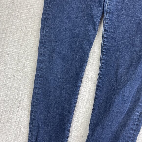American Apparel Jeans Womens 32 Dark Blue Denim USA Made Skinny - Picture 9 of 16